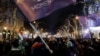 تظاهرات ضددولتی در مجارستان برای سومین شب پیاپی ادامه یافت