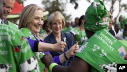 Secretary of State Hillary Clinton Visits Africa