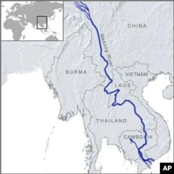 The Mekong River is a major river of Southeast Asia.