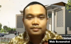 Peneliti PSHK UII Yogyakarta, Jamaludin Ghafur. (VOA)