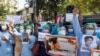 Petugas Medis Myanmar Heningkan Cipta Bagi Korban Tewas di Mandalay