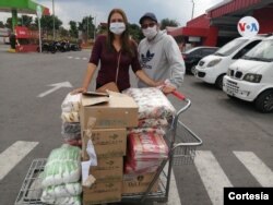 Diana Gutiérrez es una colombiana que, conmovida por la situación de los más necesitados en cuarentena, ha logrado mover a amigos y conocidos para ayudar a los demás.