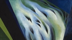 Detail of "Blue and Green Music," 1921