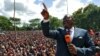 Lazarus Chakwera devant ses supporters le 4 février 2020.