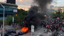 Demonstranti su zapalili automobil policije Atlante u znak protesta zbog smrti Džordža Flojda, blizu sedišta kablovske mreže CNN.