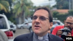 Monseñor Waldelomar Somertag, representante del Vaticano en Nicaragua. Foto: Houston Castillo, VOA.