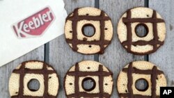 FILE - Keebler's iconic cookies celebrate hashtags in this image distributed by Keepler.