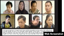 Các nạn nhân bị cưỡng bức nhận tội. Photo Safeguard Defenders.