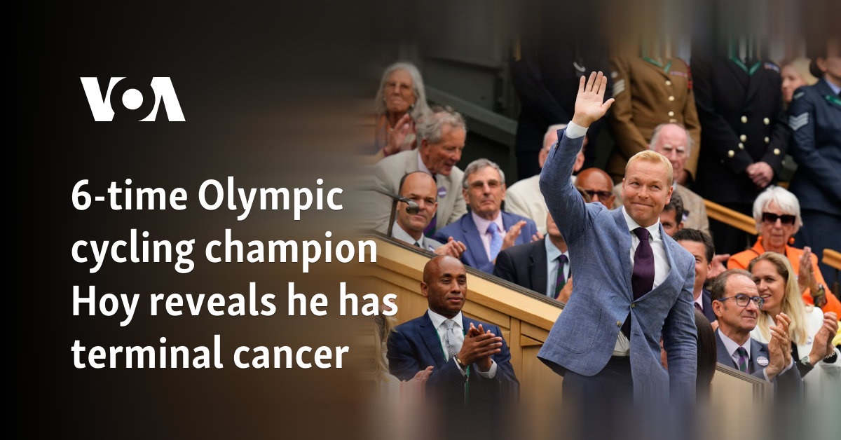 6-time Olympic cycling champion Hoy reveals he has terminal cancer