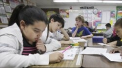 Third-grade students at Hanby Elementary School in Mesquite, Texas. The state of Texas has not adopted the common core standards.