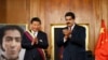 FILE - China's President Xi Jinping, left, claps with his Venezuelan counterpart Nicolas Maduro at Miraflores Palace in Caracas, Venezuela, July 20, 2014. China endorsed Maduro in his most recent election.