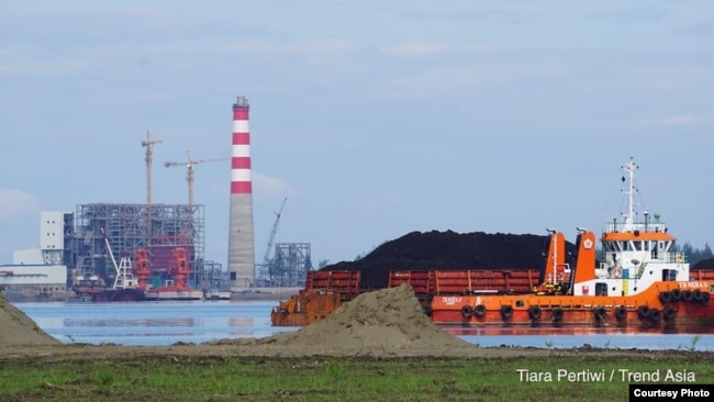 PLTU Teluk Sepang di Bengkulu. (Foto courtesy: Trend Asia)