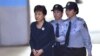La présidente déchue Park Geun-hye pendant l'une de ses comparutions au tribunal du district central de Séoul, le 25 mai 2017.