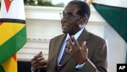 Zimbabwean President Robert Mugabe. 