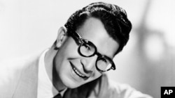 FILE - This 1956 file photo shows Dave Brubeck, American composer, pianist and jazz musician.
