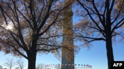 Đài tưởng niệm Washington ngay trung tâm thủ đô nước Mỹ