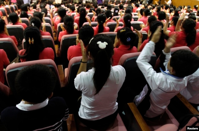 한국의 북한이탈주민 정착 지원 시설인 '하나원'에서 탈북자들이 교육을 받고 있다. (자료사진)