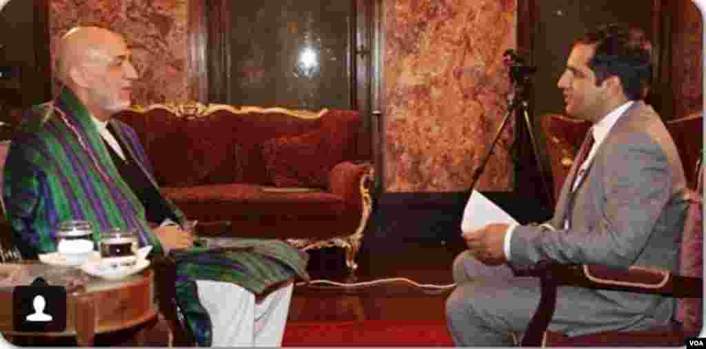 TV Ashna’s Ahmad Fawad Lameh in an exclusive English interview with Afghan President Hamed Karzai in Kabul. 