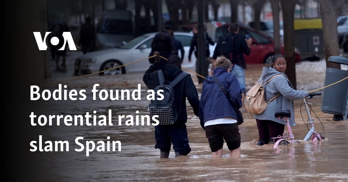 Bodies found as torrential rains slam Spain