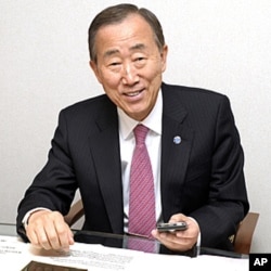 Le Secrétaire général de l'ONU, Ban Ki-moon