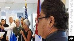 Cuban-Americans Rally Support for Honduras Government