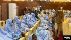 Hotunan yadda aka tarbi daliban makarantar Jangebe a fadar gwamnatin jihar Zamfara