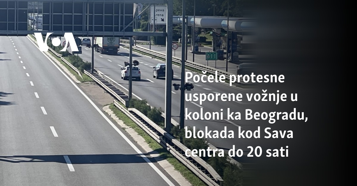 Okončane protestne vožnje i blokada autoputa u Beogradu