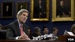 ທ່ານ John Kerry ລັດຖະມົນຕີ ກະຊວງຕ່າງປະເທດ ສະຫະລັດ.