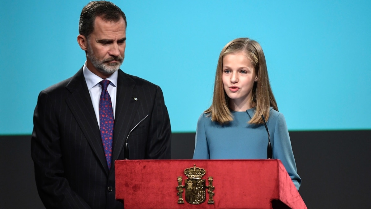 Heir to Spanish Throne, 13, Speaks Publicly for 1st Time