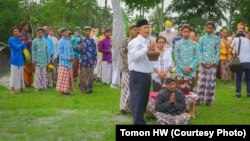 Kampanye pelestarian air dan hutan berbasis budaya di Wonokerto, Sleman (Foto:Tomon HW)