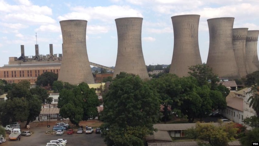 A power plant in Zimbabwe's second largest city, Bulawayo. (VOA)