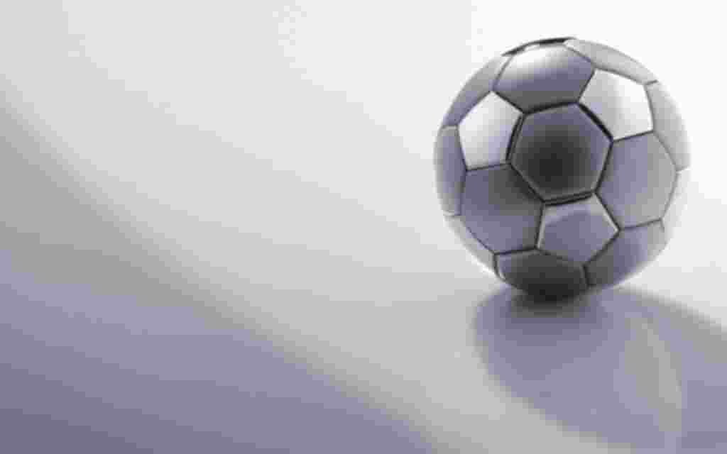 Metal soccer ball