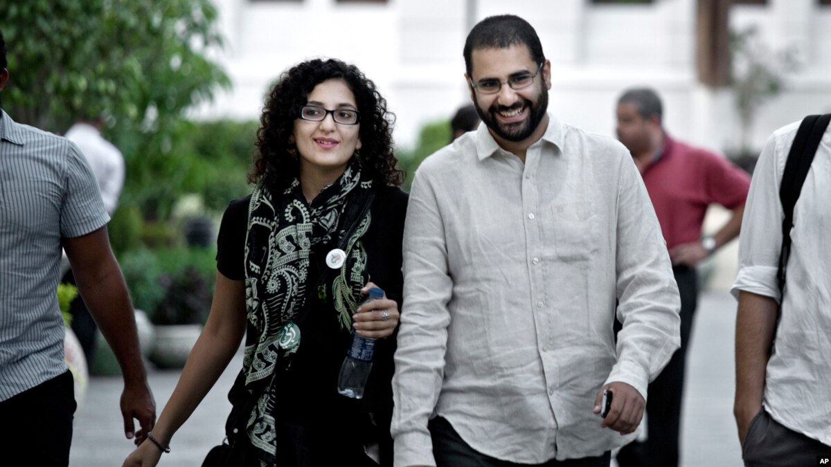 Image result for Egyptian Blogger Is Freed From Prison