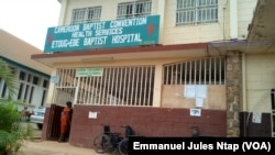L’hôpital de la convention baptiste du Cameroun, où le programme Novartis est accessible, à Yaoundé, le 23 octobre 2017. (VOA/Emmanuel Jules Ntap)