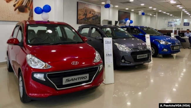 Like other carmakers, the Hyundai showroom in Gurgaon has witnessed a decline in sales of cars in recent months.