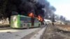 Evacuación de Alepo se suspende por quema de autobuses