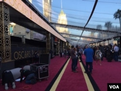 Lokasi acara karpet merah Oscars 2016 (Dok: VOA/Dhania)