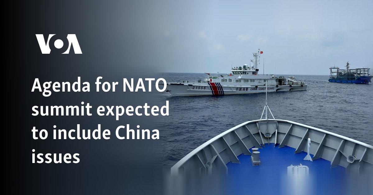 Agenda for NATO summit expected to include China issues