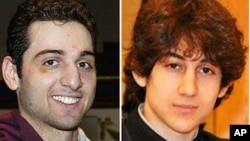 Brothers Tamerlan Tsarnaev, left, and Dzhokhar Tsarnaev are accused of carrying out the Boston Marathon bombing. Tamerlan was closely monitored while in Dagestan last year.