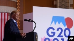 Serokê Amerîka Donald Trump di Komcivîna G20 de