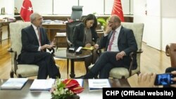 Avrupa Parlamentosu Başkanı Martin Schulz CHP Genel Başkanı Kemal Kılıçdaroğlu'yla