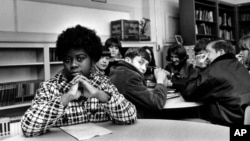 FILE - Linda Brown Smith, date and location unknown. Smith was a third grader when her father started a class-action suit in 1951 of the Brown v. Board of Education of Topeka, Kansas, which led to the U.S. Supreme Court's 1954 landmark decision against sc