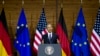 바락 오바마 미국 대통령이 25일 독일 하노버에서 연설하고 있다.