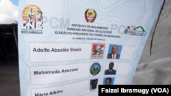 Moçambique - Boletim de Voto