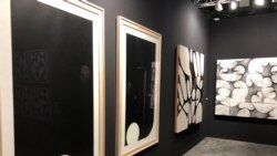 Algunas piezas del artista Darío Escobar en Art Basel 2019 (Foto: Antoni Belchi)