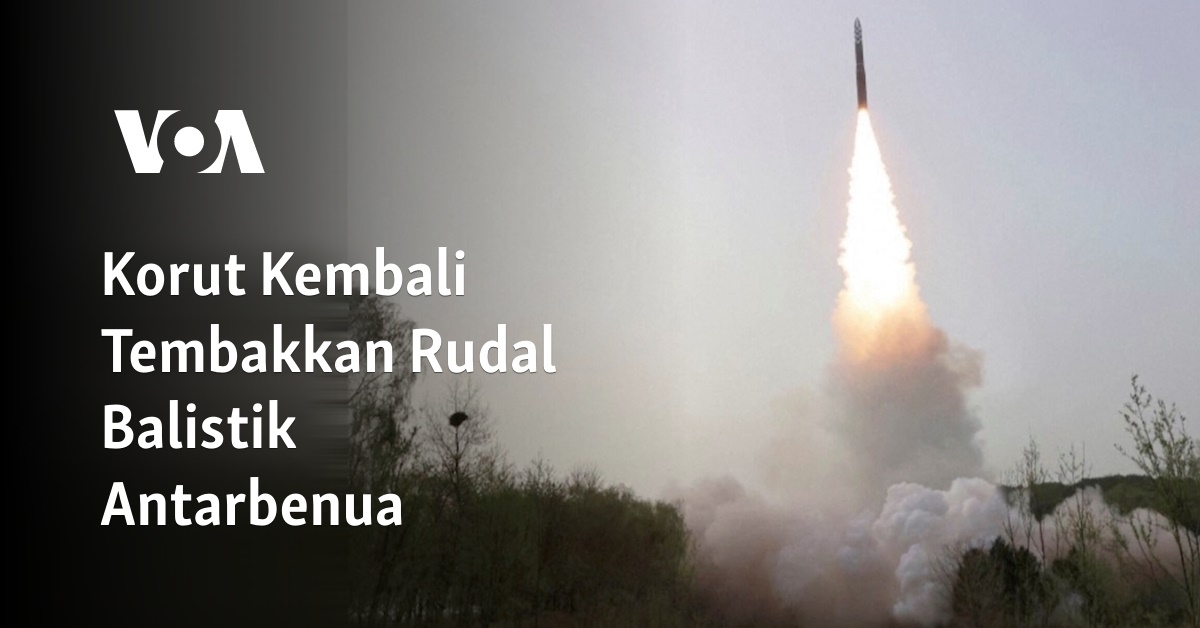 Korut Kembali Tembakkan Rudal Balistik Antarbenua