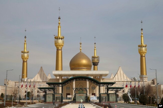 The shrine of Iran's revolutionary founder Ayatollah Khomeini is seen just outside of Tehran, Iran, Jan. 19, 2019.