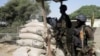 Cameroon special forces personnel stand guard on the Elbeid bridge in Fotokol, Feb. 17, 2015.