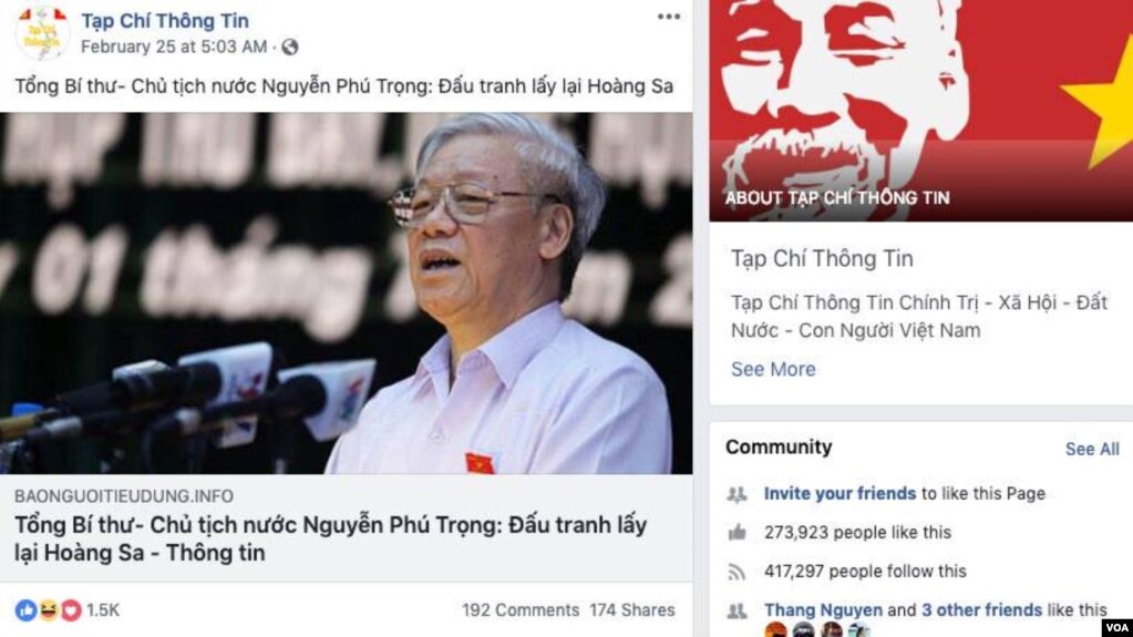 Ông Nguyễn Phú Trọng. Hình trích từ trang Facebook Tạp Chí Thông Tin. Sẽ ra sao nếu ông Trọng ‘nghỉ tổng bí thư’?