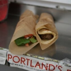 Viking Soul Food's lefse wraps, made with Norwegian potato flatbread